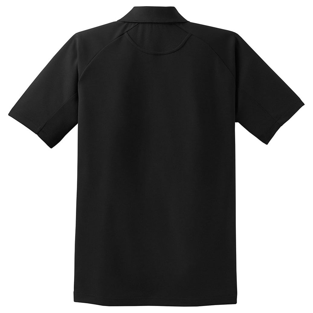 DRIEQUIP Men's Dri - Mesh Pro Polo X - Small Black Polos/Knits