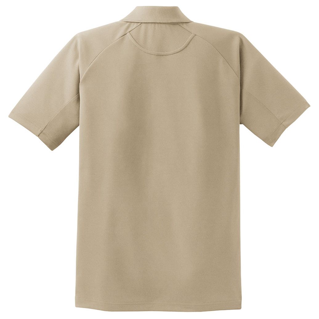 DRIEQUIP Men's Dri - Mesh Pro Polo X - Small Sandstone Polos/Knits