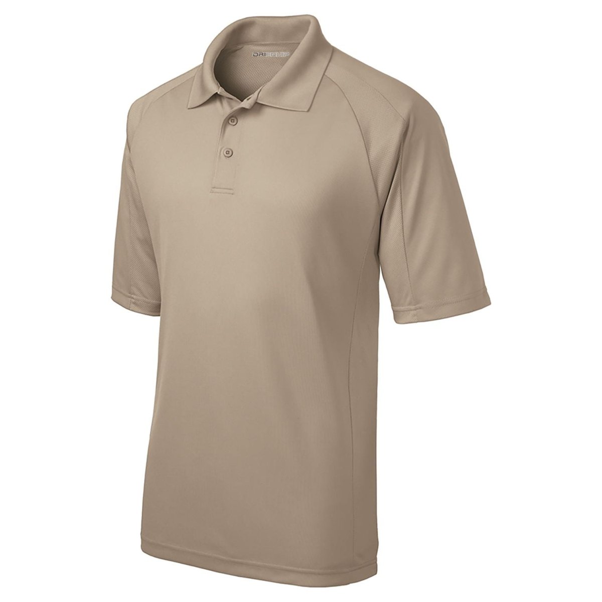 DRIEQUIP Men's Dri - Mesh Pro Polo X - Small Sandstone Polos/Knits