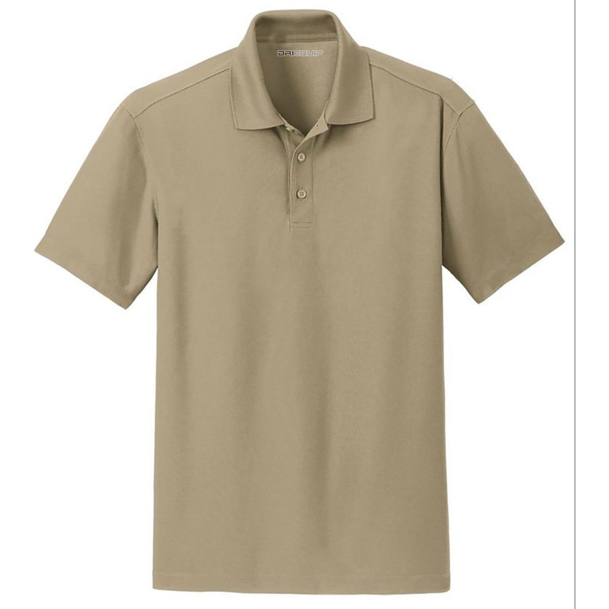 DRIEQUIP Men's Dry Zone Grid Polo Tan XS Polos/Knits