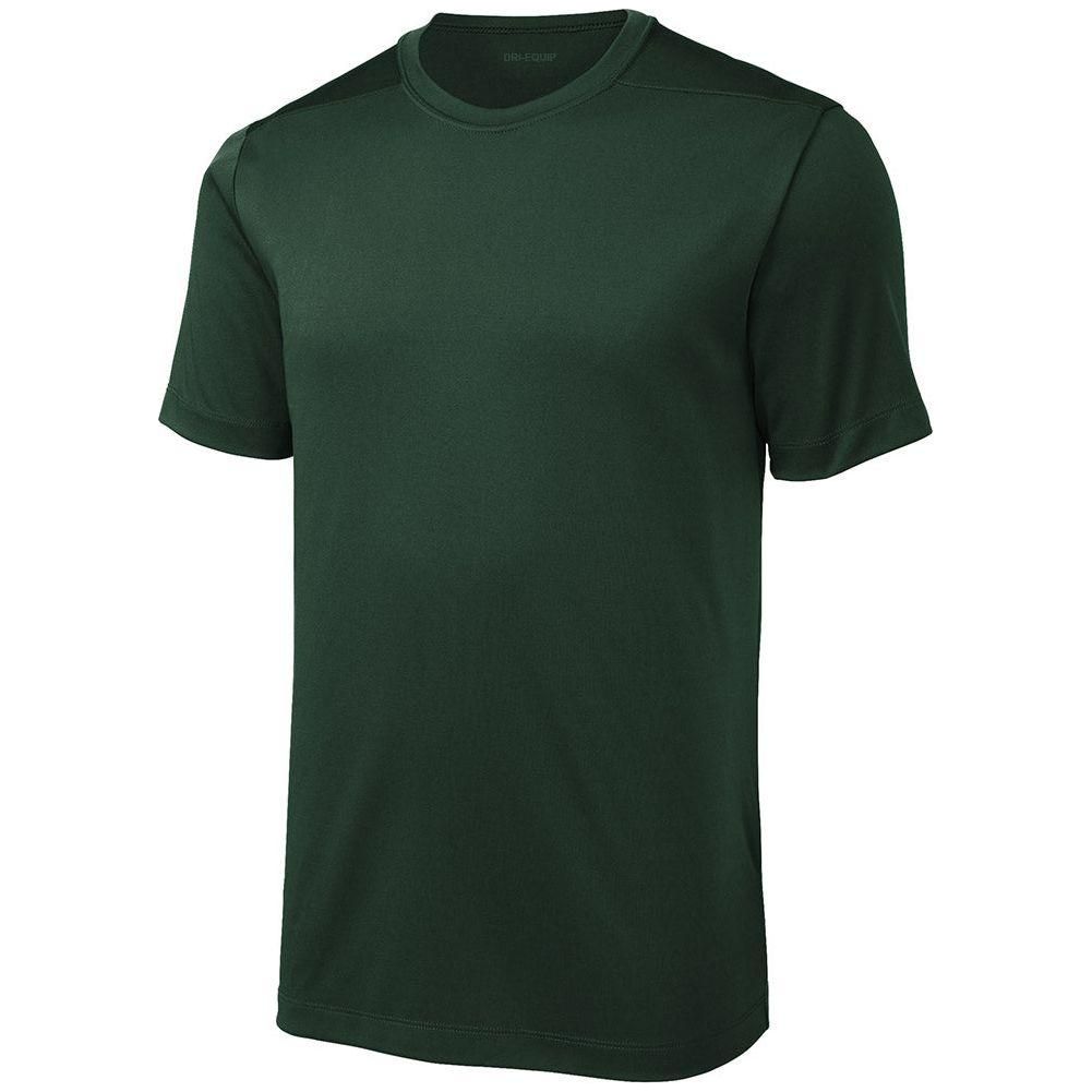 DRIEQUIP Mens UPF 50 UV Sun Protection Performance Short Sleeve T-Shirt Sizes XS - 4XL X - Small Forest Green Short Sleeve T-Shirts