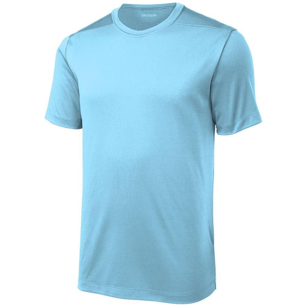 DRIEQUIP Mens UPF 50 UV Sun Protection Performance Short Sleeve T-Shirt Sizes XS - 4XL X - Small Light Blue Short Sleeve T-Shirts