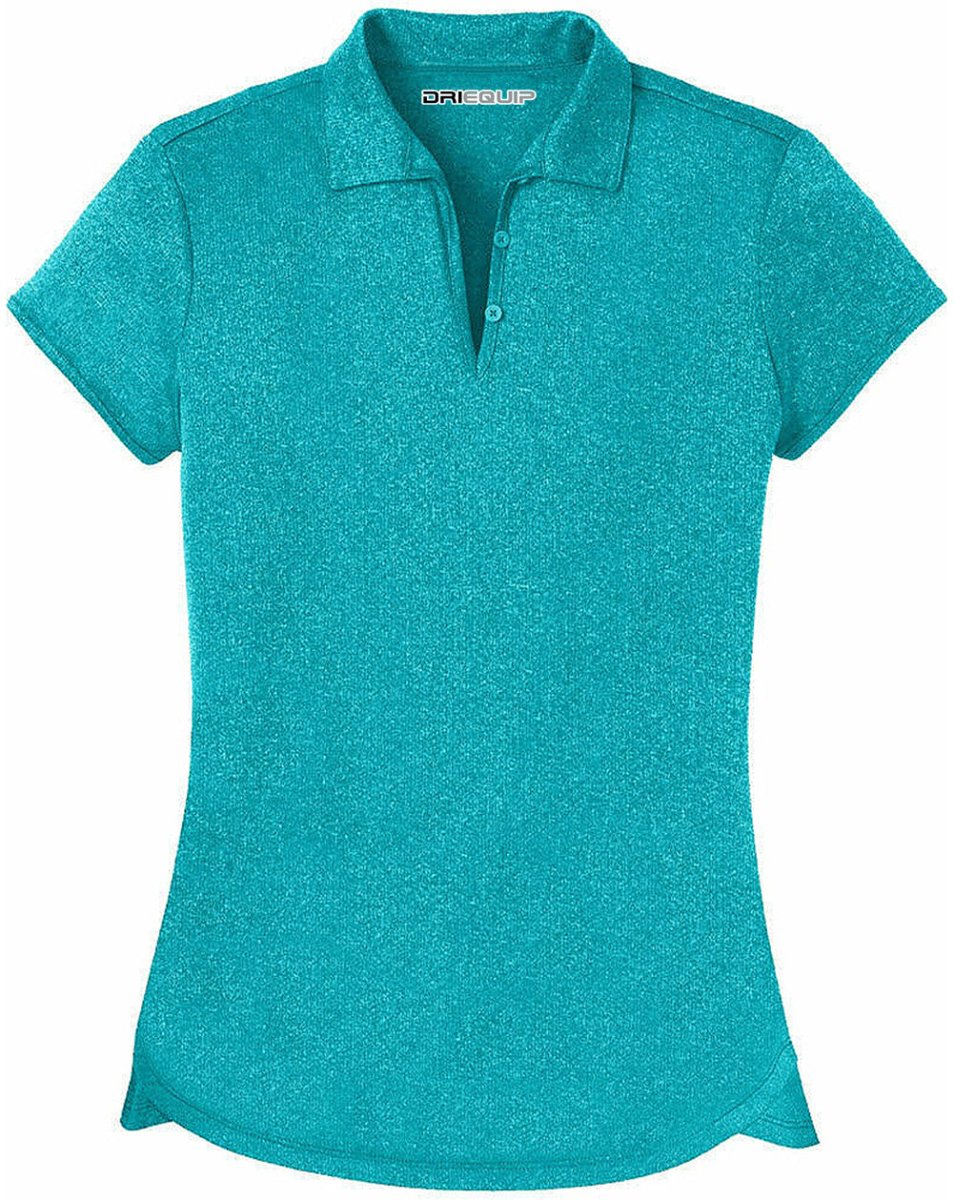 DriEquip Women's Heather Polo CLOSEOUT Tropic Heather XS Polos/Knits