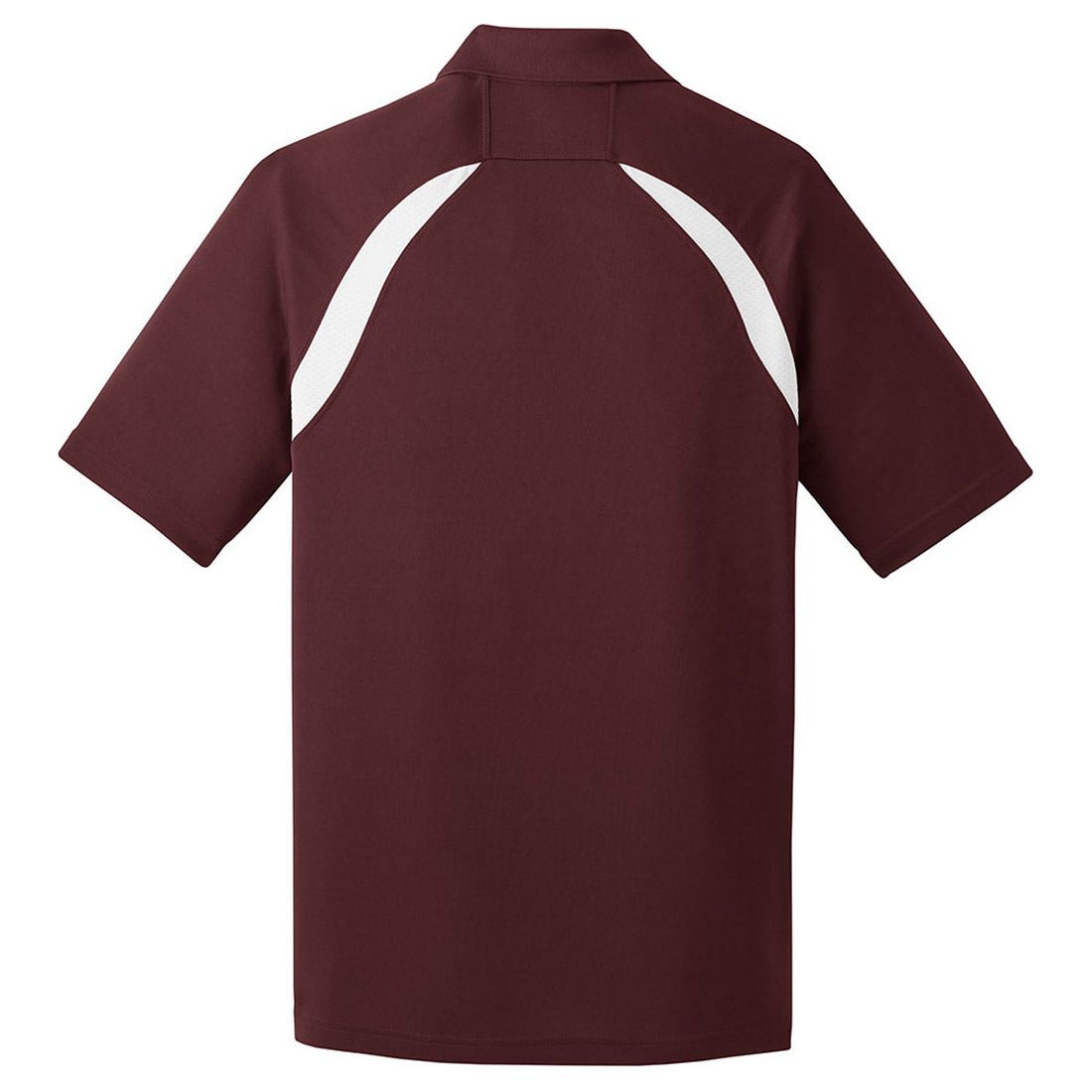 Dry Zone Colorblock Raglan Polo X - Small Maroon / White Polos/Knits