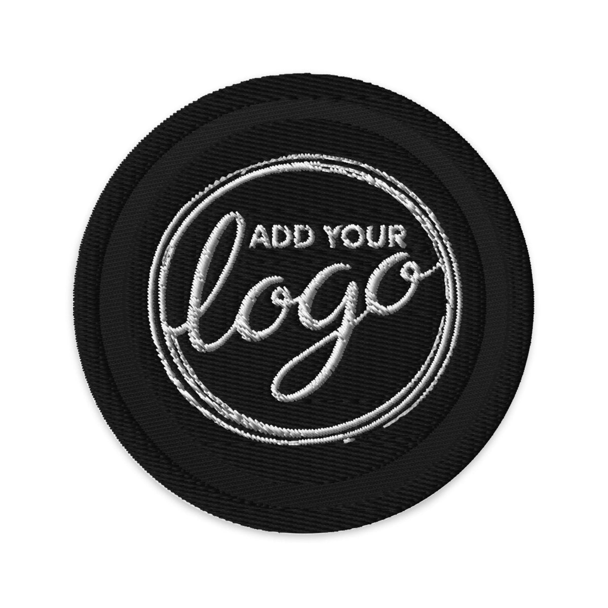 Embroidered 3" Circle Patches | Create Your Own Custom Patch Black