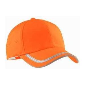 Enhanced Visibility Cap Safety Orange/ Reflective Hats