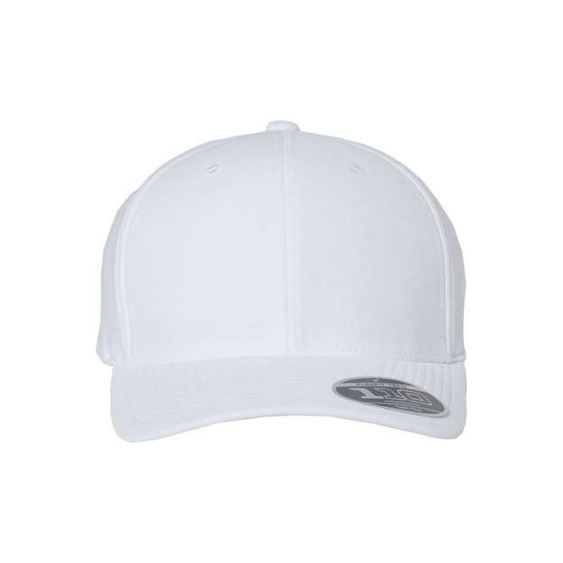 Flexfit 110® Cool & Dry Mini - Piqué Cap - Flexfit 110P White Adjustable Hats