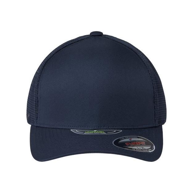Flexfit Unipanel™ Trucker Cap - Flexfit 5511UP True Navy/ White S/M Hats
