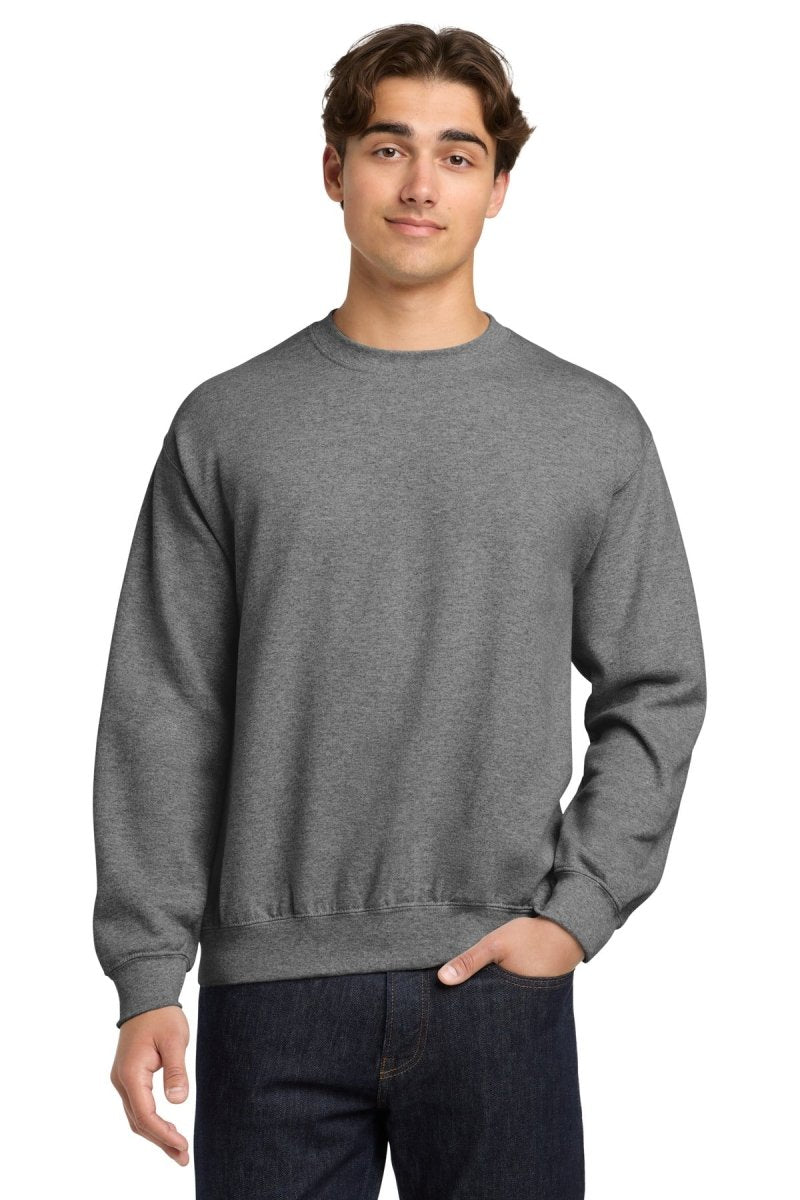 Gildan G180 Unisex Heavy Blend™ 50/50 Crewneck Sweatshirt Graphite Heather S Crewneck Sweatshirts