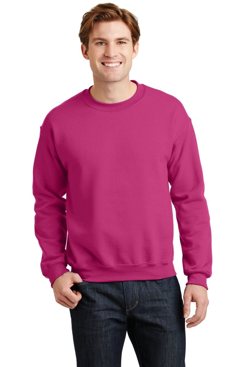 Gildan G180 Unisex Heavy Blend™ 50/50 Crewneck Sweatshirt Heliconia S Crewneck Sweatshirts