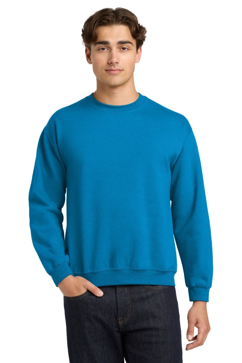 Gildan G180 Unisex Heavy Blend™ 50/50 Crewneck Sweatshirt Sapphire S Crewneck Sweatshirts