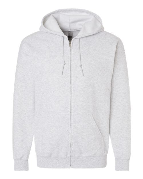 Gildan G186 Adult Heavy Blend Adult 8 oz., 50 - 50 Full - Zip Hood Ash S Full - Zip Hoodies