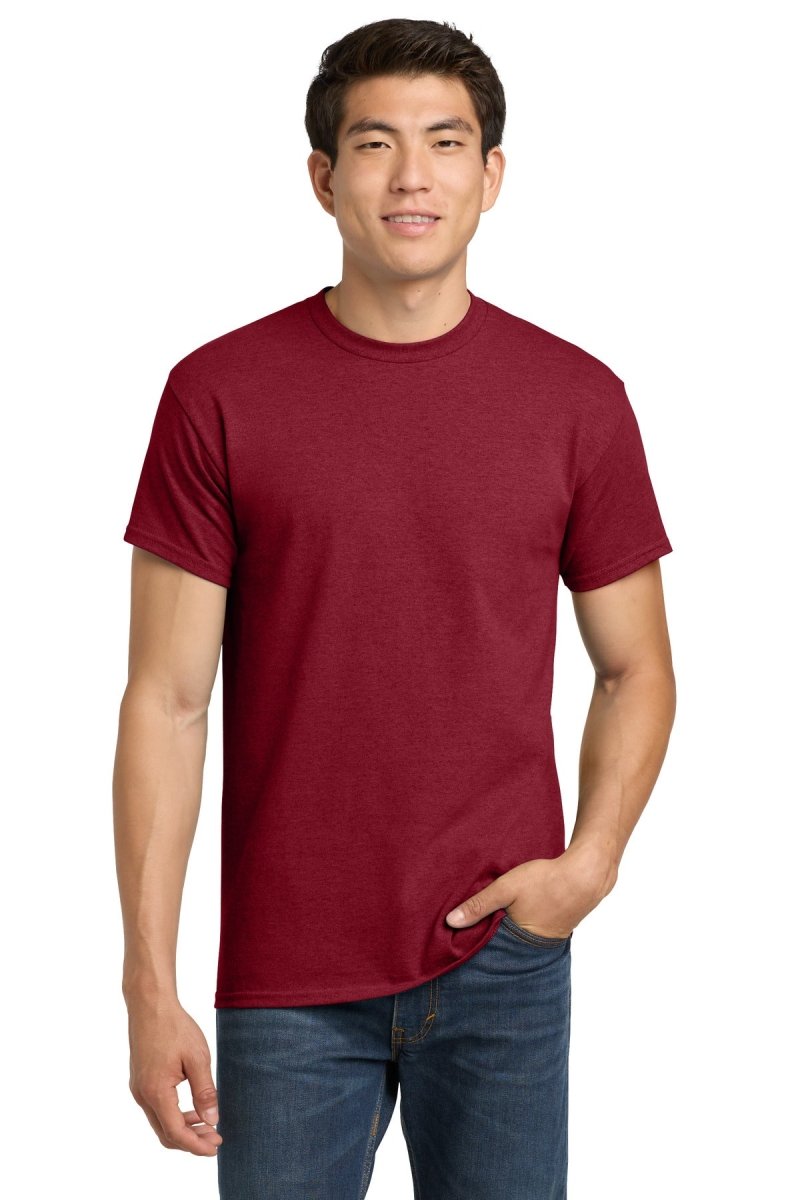 Gildan G500 Unisex Heavy Cotton 5.3 oz T-Shirt Antique Cherry Red S Short Sleeve T-Shirts