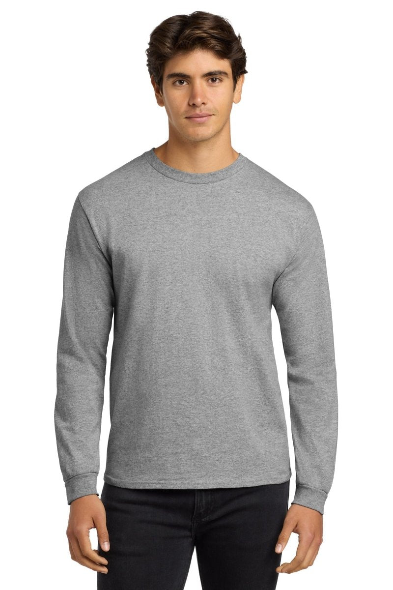 Gildan - Ultra Cotton 100% US Cotton Long Sleeve T-Shirt. G2400 - Gildan G2400 Sport Grey S Long Sleeve T-Shirts