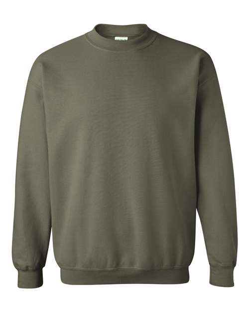 Gildan Unisex Heavy Blend™ Crewneck Sweatshirt - Gildan 18000 Military Green S Sweatshirts