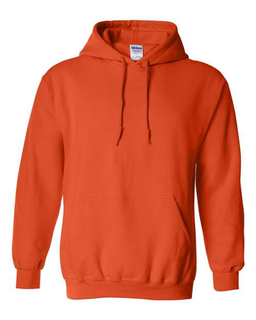 Gildan Unisex Heavy Blend Hooded Sweatshirt - Gildan 18500 Orange S Sweatshirts