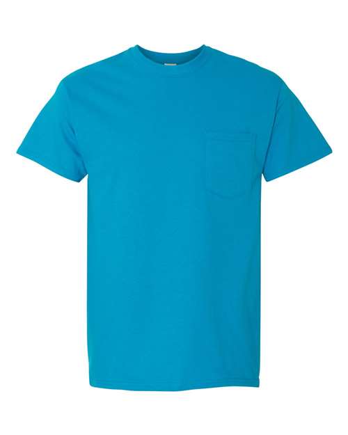Gildan Unisex Heavy Cotton™ Pocket T-Shirt - Gildan 5300 Sapphire S Short Sleeve T-Shirts