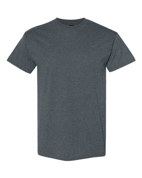 Gildan Unisex Heavy Cotton™ T-Shirt - Gildan 5000 Dark Heather S Short Sleeve T-Shirts