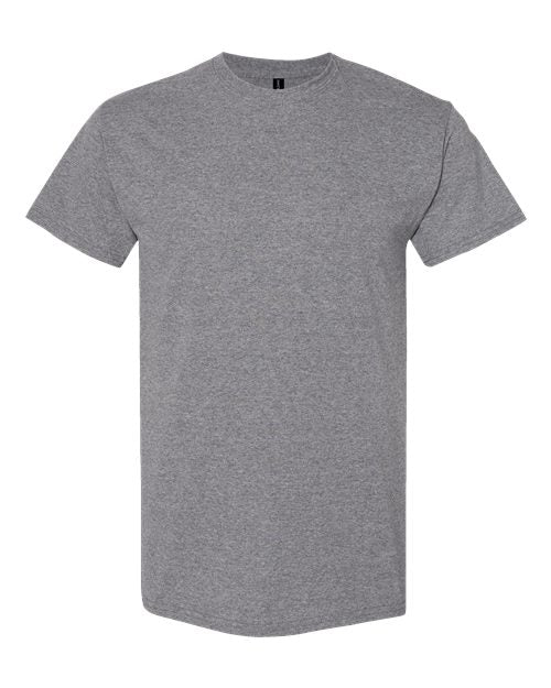 Gildan Unisex Heavy Cotton™ T-Shirt - Gildan 5000 Graphite Heather S Short Sleeve T-Shirts