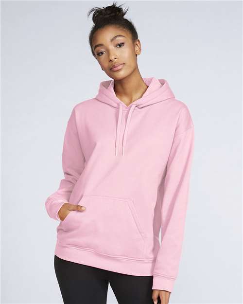 Gildan Unisex Softstyle® Midweight Hooded Sweatshirt - Gildan SF500 Light Pink S Sweatshirts