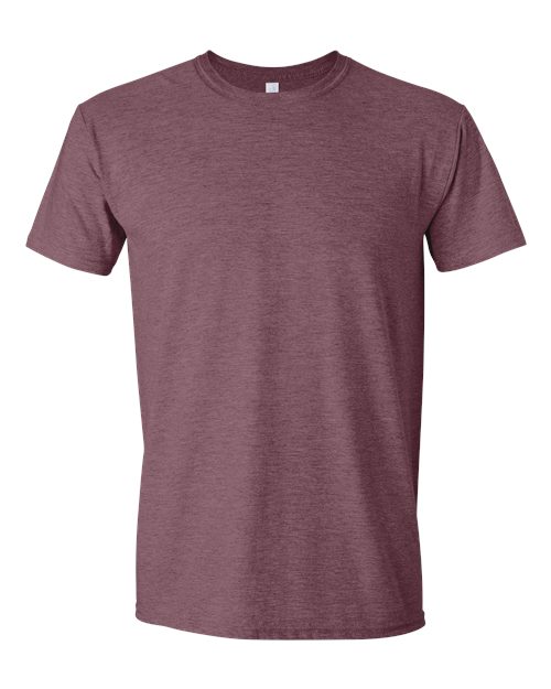 Gildan Unisex Softstyle® T-Shirt - Gildan 64000 Heather Maroon S Short Sleeve T-Shirts