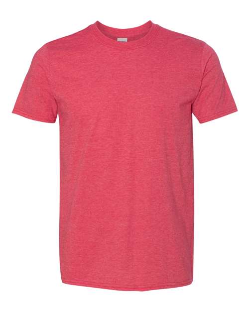 Gildan Unisex Softstyle® T-Shirt - Gildan 64000 Heather Red S Short Sleeve T-Shirts
