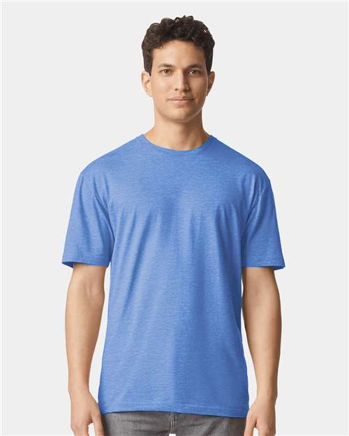 Gildan Unisex Softstyle® T-Shirt - Gildan 64000 Heather Royal XS Short Sleeve T-Shirts
