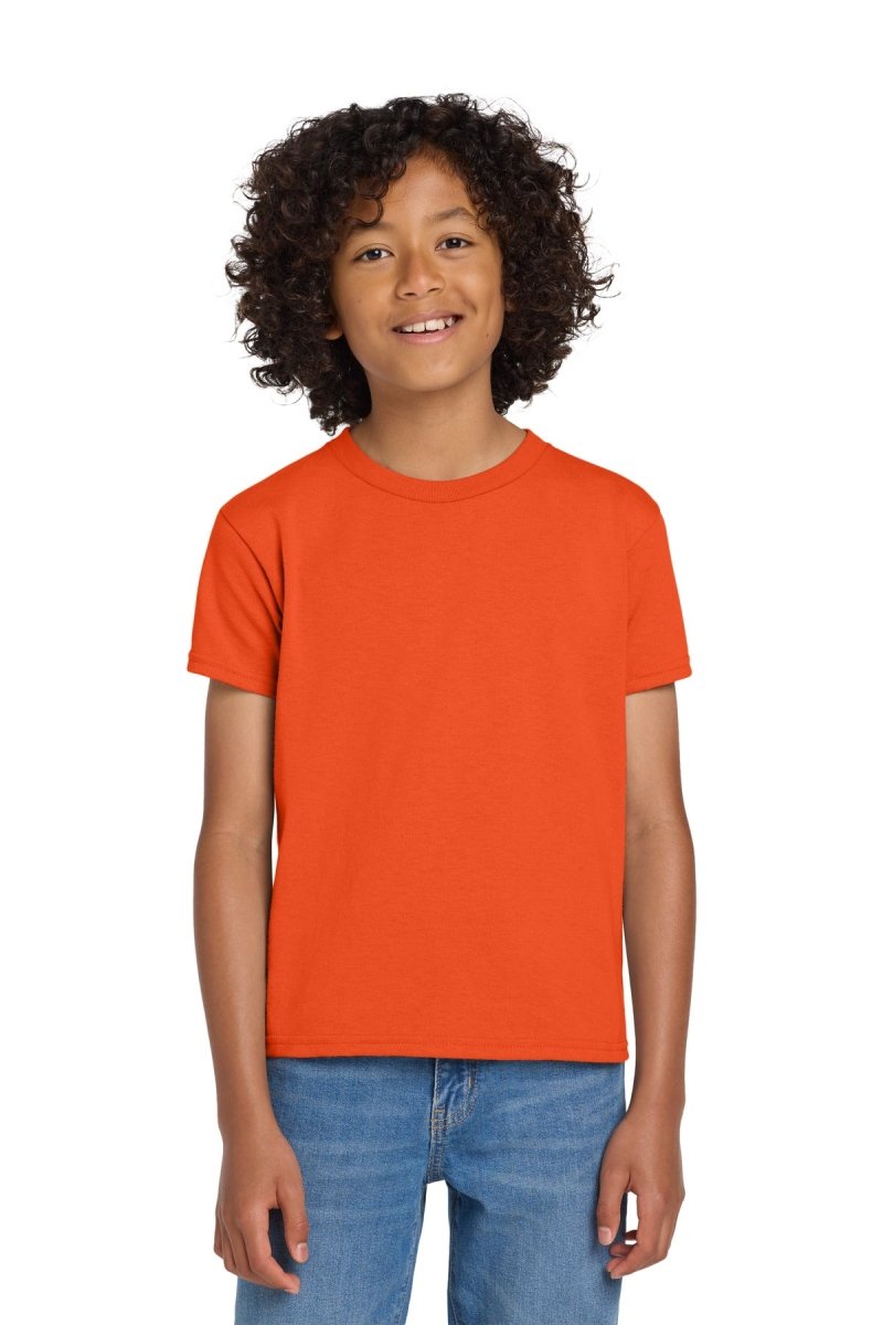 Gildan ® Youth DryBlend ® 50 Cotton/50 Poly T-Shirt. 8000B - Gildan 8000B Orange XS Short Sleeve T-Shirts
