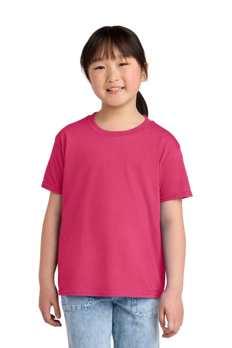 Gildan ® Youth Softstyle ® CVC Tee 64000BCVC - Gildan 64000BCVC Pink Lemonade Mist XS Short Sleeve T-Shirts