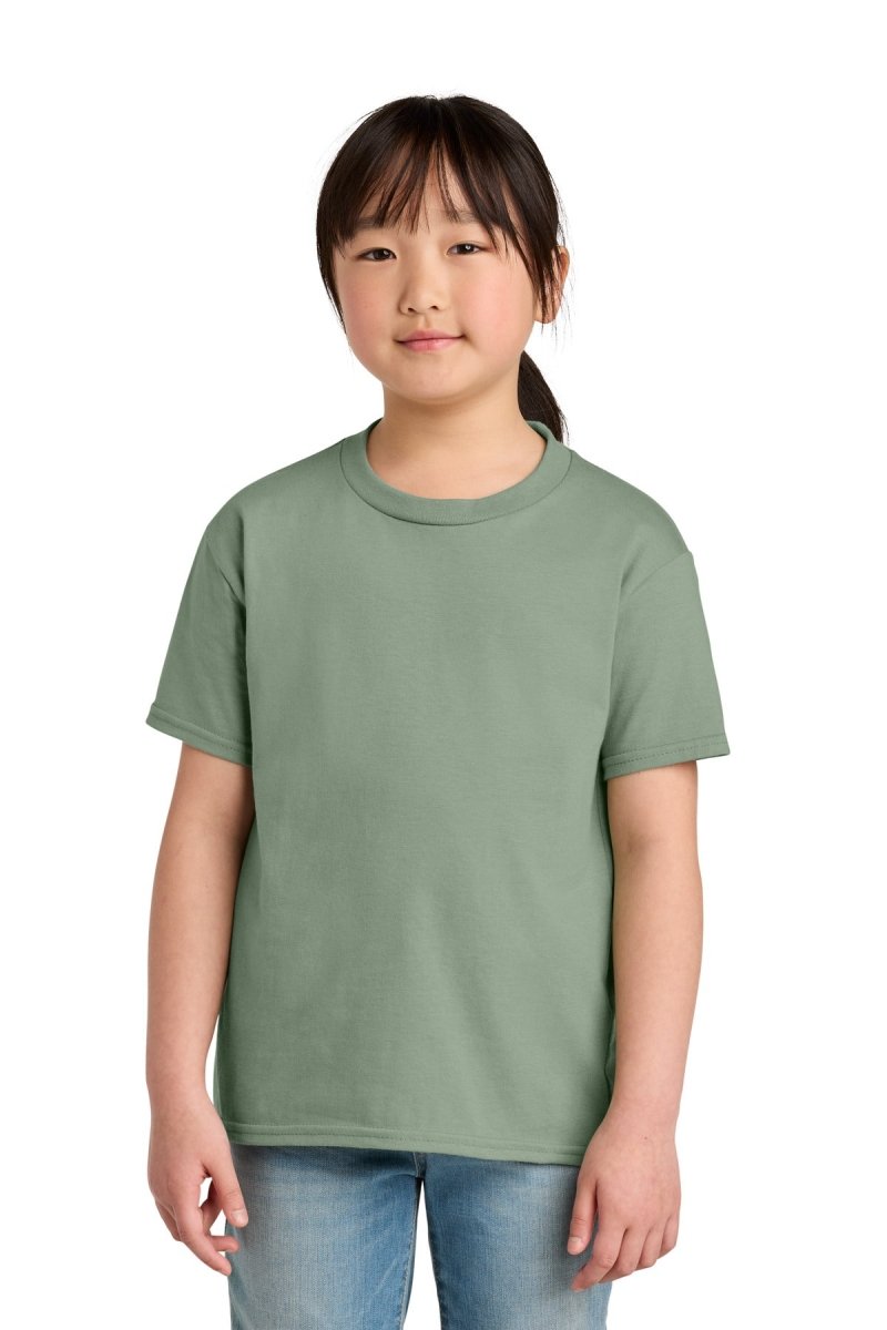 Gildan ® Youth Softstyle ® Midweight Tee 65000B - Gildan 65000B Sage XS Short Sleeve T-Shirts