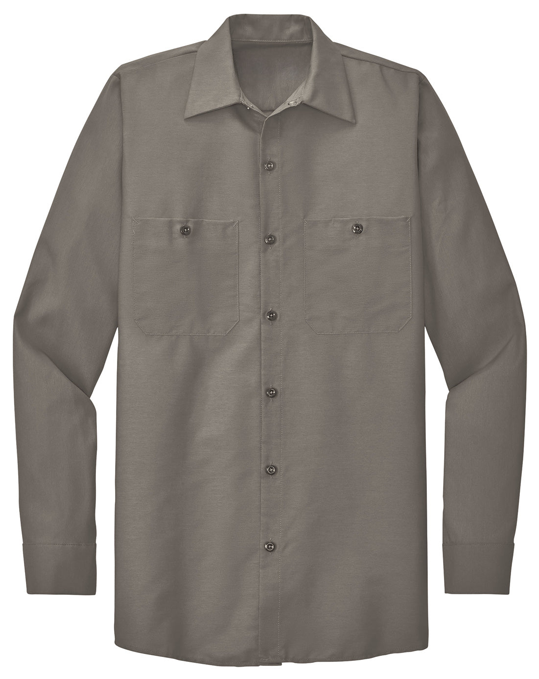 Men's Long Size, Long Sleeve Industrial Work Shirt