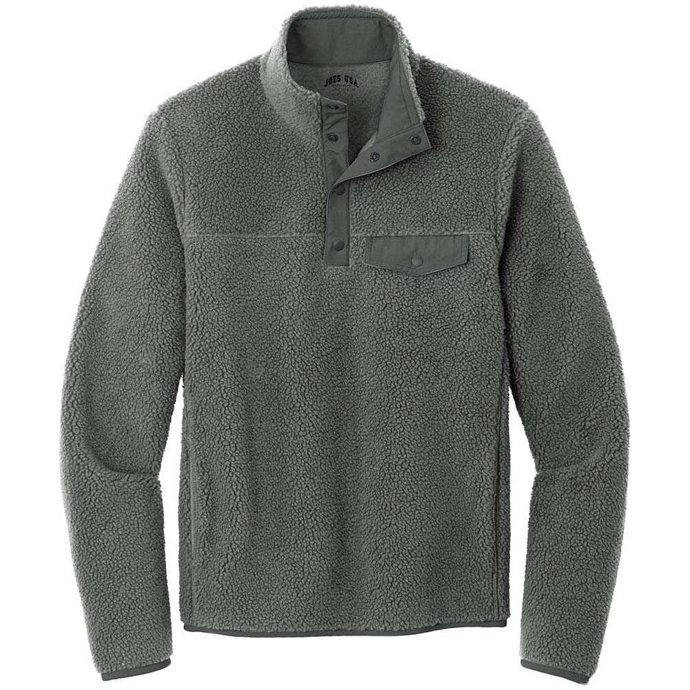 Joe's USA Outdoor Camp Fleece Snap Pullover Jacket Joe's USA