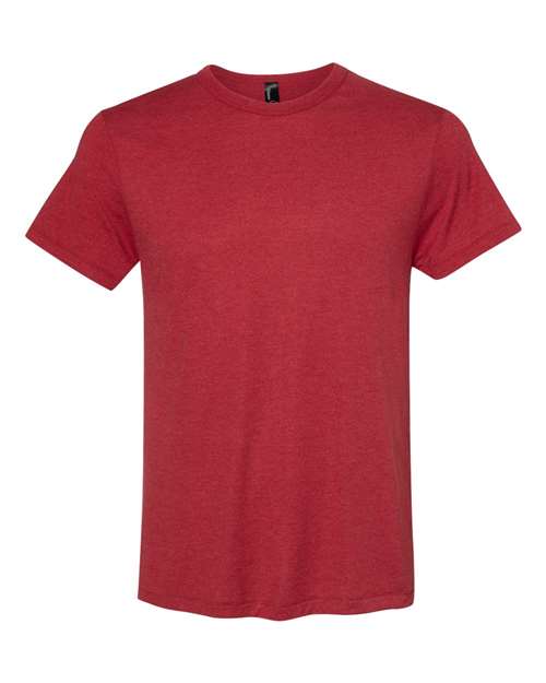 Hanes Men's Modal Triblend T-Shirt - Hanes MO100 Carmine Red Triblend XS Short Sleeve T-Shirts