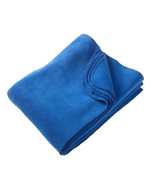 Harriton Fleece Blanket - Harriton M999 True Royal One Size