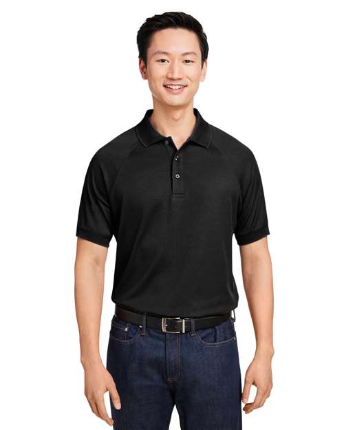 Harriton Men's Charge Snag and Soil Protect Polo - Harriton M208 Black S
