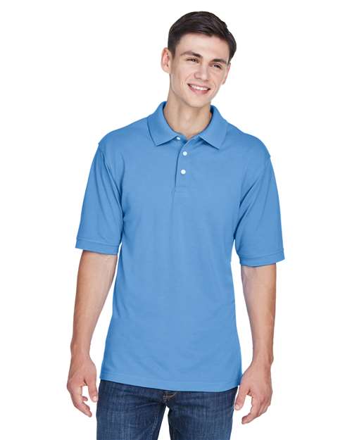 Harriton Men's Easy Blend™ Polo - Harriton M265 Light College Blue XS