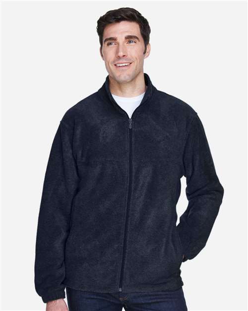 Harriton Men's Full - Zip Fleece - Harriton M990 Navy XS
