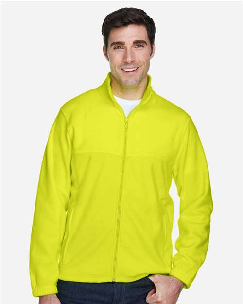 Harriton Men's Full - Zip Fleece - Harriton M990 Safety Yellow XS