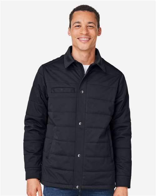 Harriton Unisex Guardian Soft Shell Chore Coat - Harriton M821 Black XS