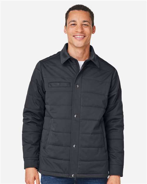 Harriton Unisex Guardian Soft Shell Chore Coat - Harriton M821 Dark Charcoal XS