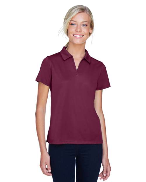 Harriton Women's Double Mesh Polo - Harriton 14460 Maroon S