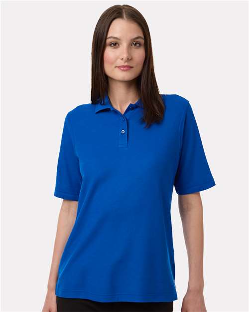 Harriton Women's Maverick CVC Pique Polo - Harriton M105W True Royal XS