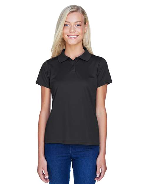 Harriton Women's Polyester Jersey Polo - Harriton M315W Black S