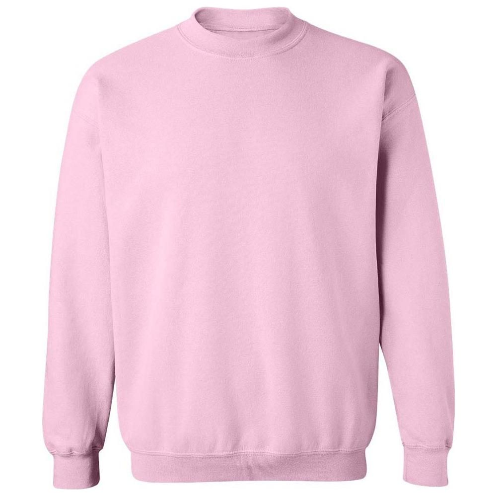 Heavy Blend Crewneck Sweatshirt Light Pink S Crewneck Sweatshirts