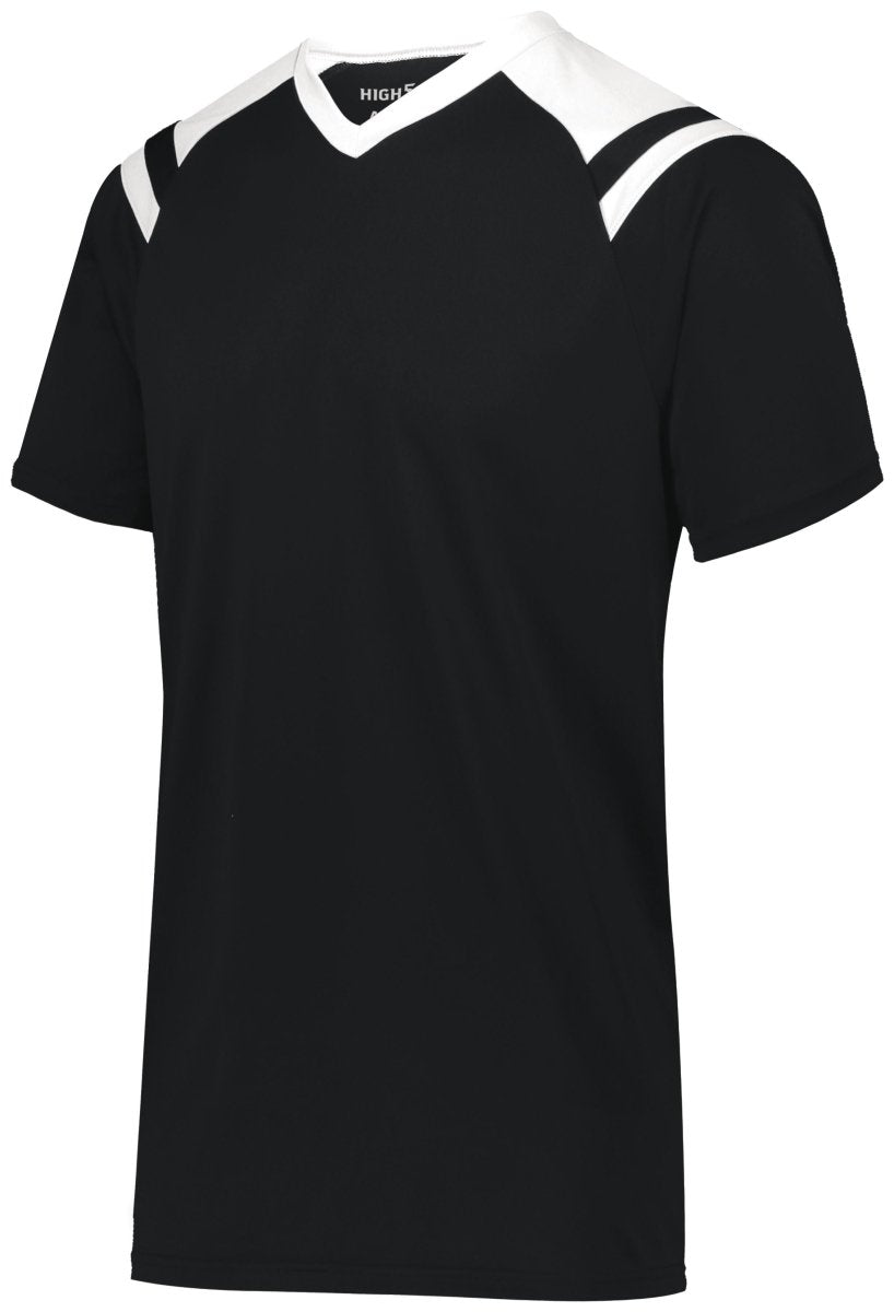 HighFive Youth Sheffield Soccer Jersey 322971 BLACK/WHITE XXS