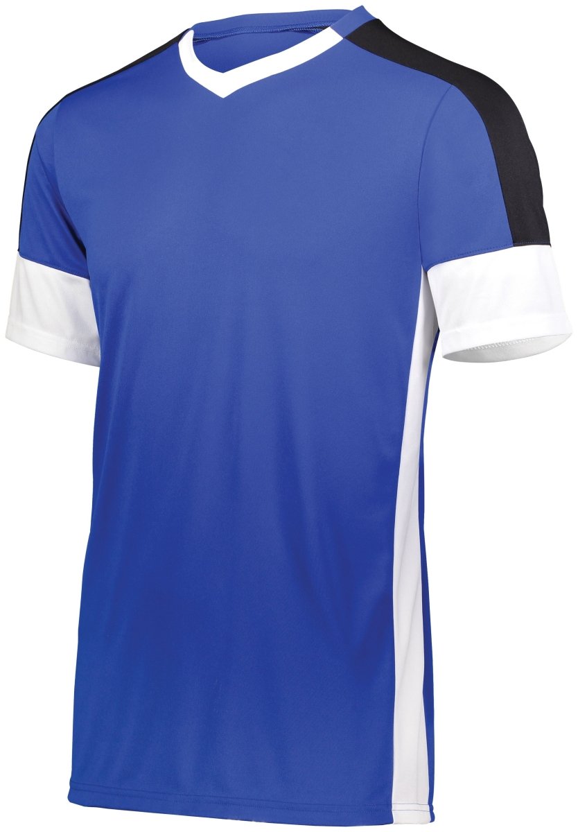 HighFive Youth Wembley Soccer Jersey 322931 ROYAL/WHITE/BLACK S