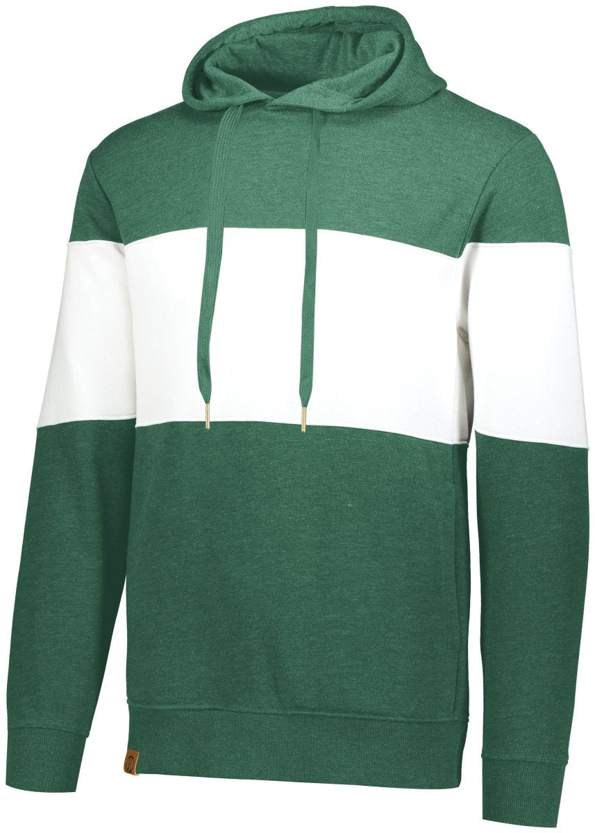 Holloway All - American Hoodie 229563 DARK GREEN HEATHER/WHITE S