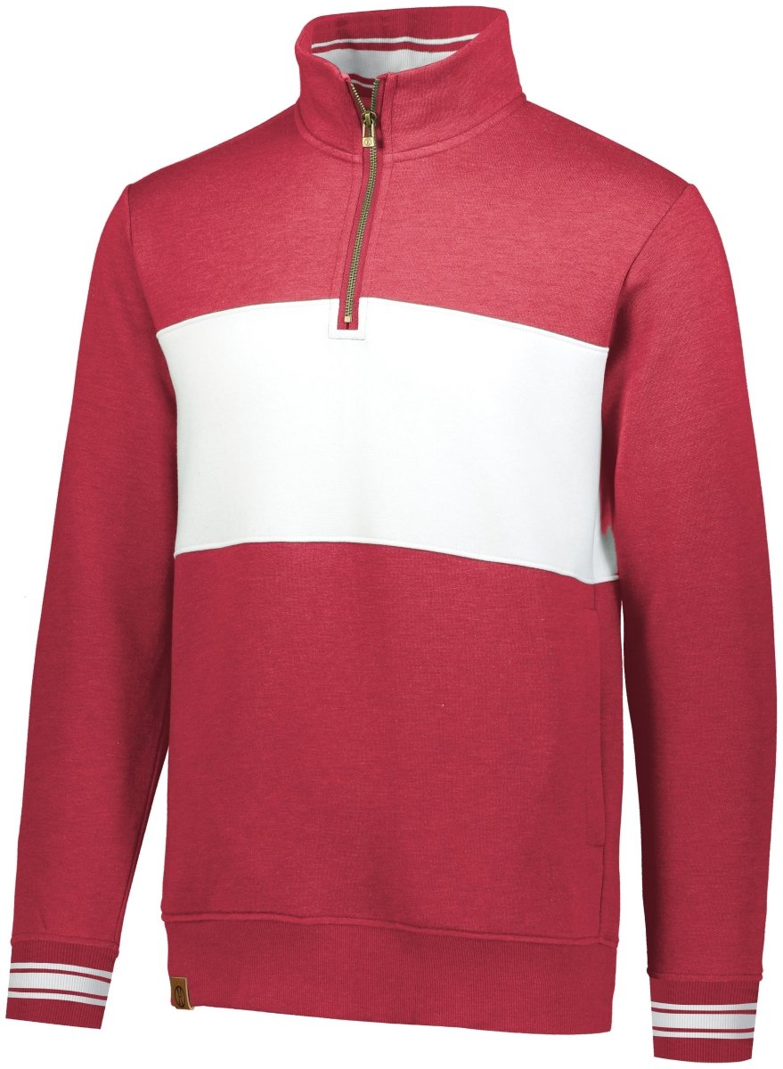 Holloway All - American Pullover 229565 SCARLET HEATHER/WHITE S
