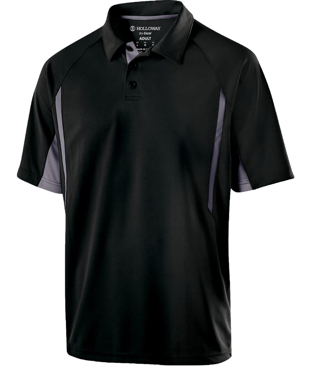 Holloway Avenger Polo 222530 BLACK/GRAPHITE S