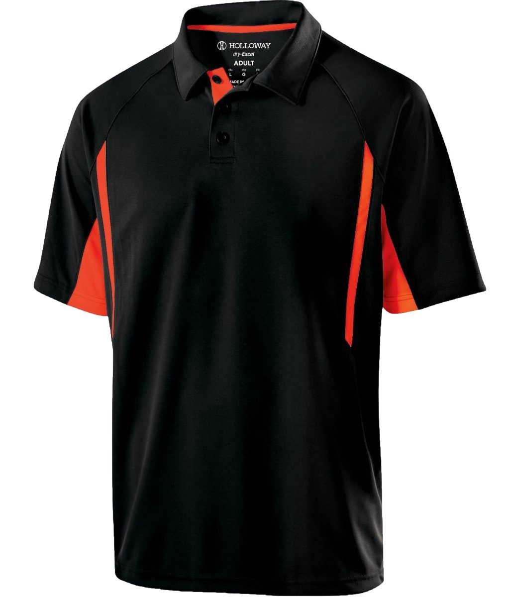 Holloway Avenger Polo 222530 BLACK/ORANGE S